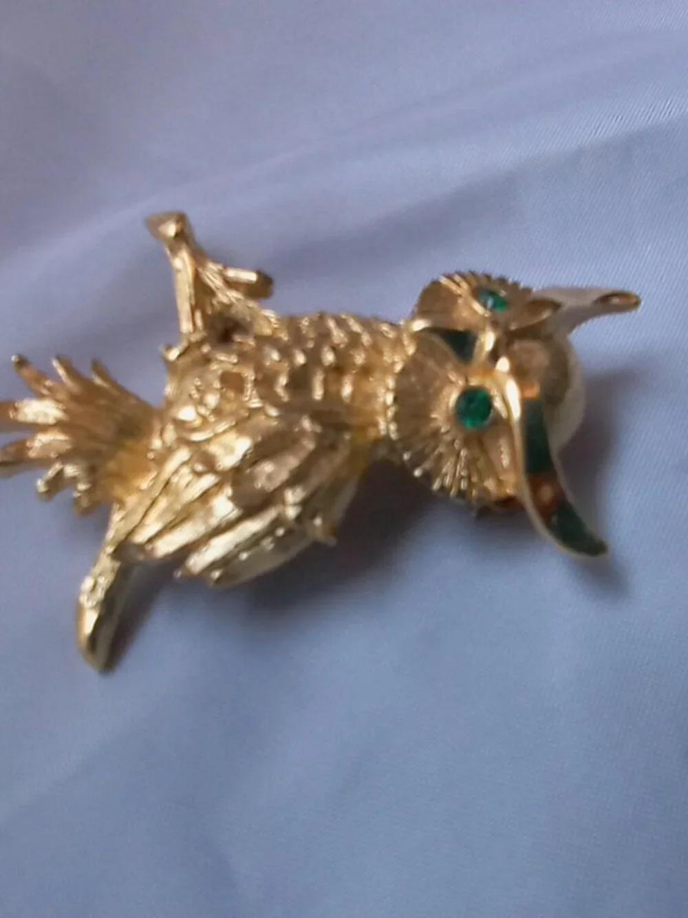 Monet Owl Brooch